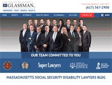 Tablet Screenshot of massachusettssocialsecuritydisabilitylawyersblog.com